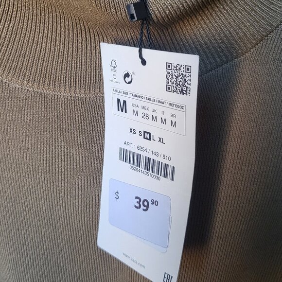 Zara Corset Shoulder Pad Top - Picture 4 of 8